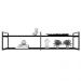 Rack industrial home parede hack bancada rack rak preto