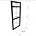 Suporte prateleira industrial kit com 1 68x30 Mão francesa industrial prateleira suspensa teto suporte