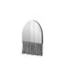  Espelho Decorativo Half Bangs Cinza 27 cm 