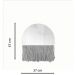  Espelho Decorativo Half Bangs Cinza 27 cm 