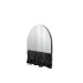  Espelho Decorativo Half Bangs Preto 27 cm 