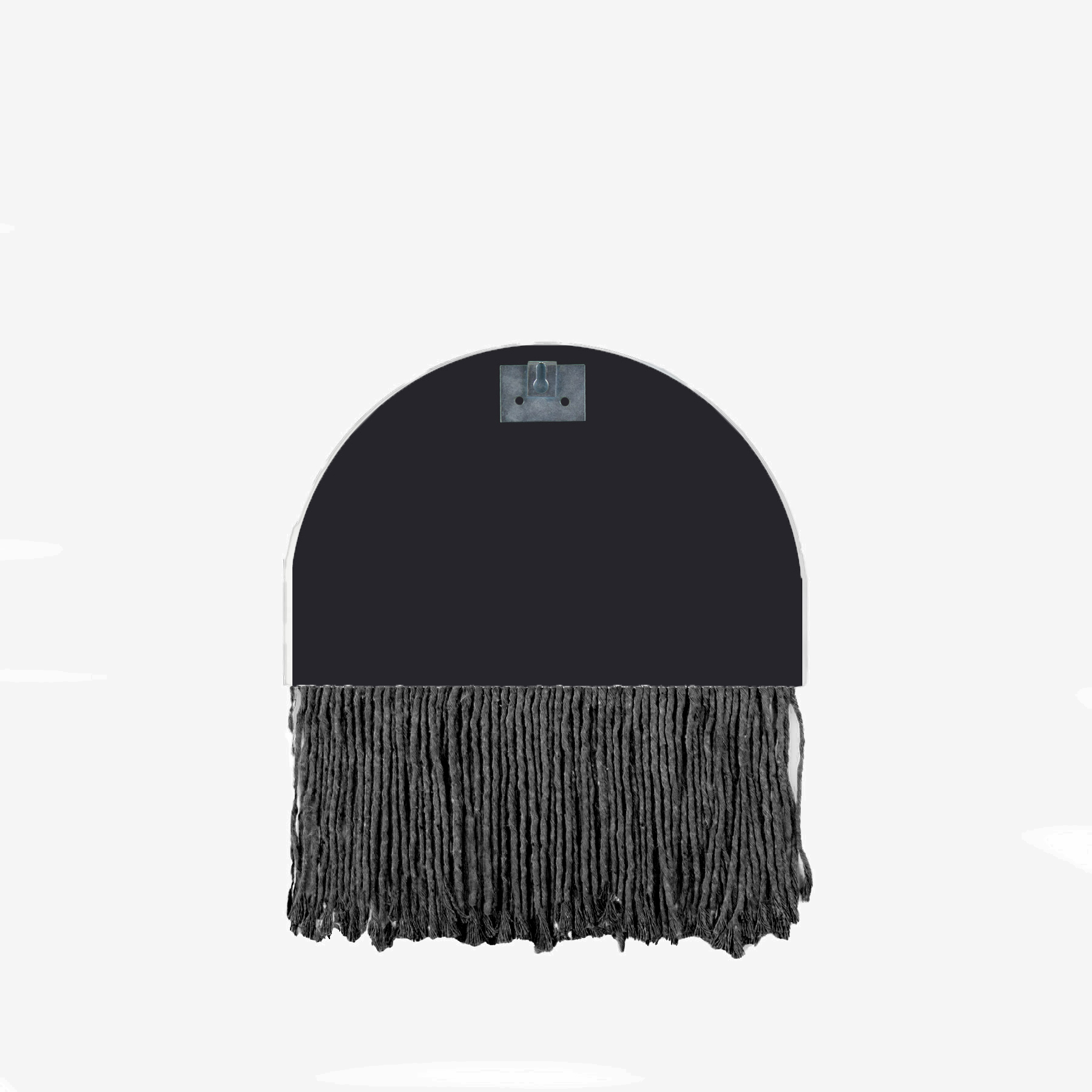  Espelho Decorativo Half Bangs Preto 27 cm 