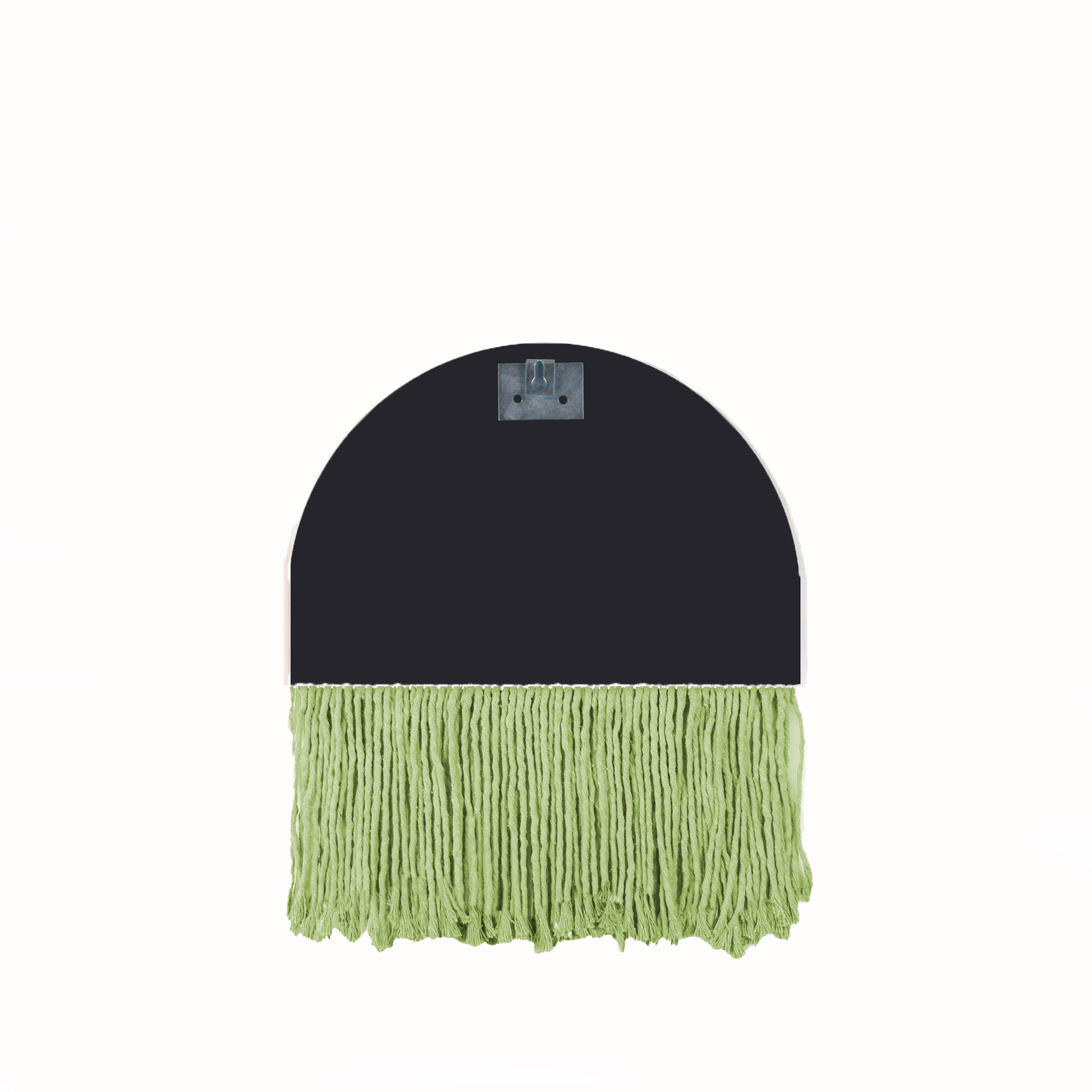  Espelho Decorativo Half Bangs Verde Limão 27 cm 
