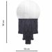  Espelho Decorativo Moon Esc Bangs Preto 38 cm  