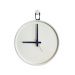  Relogio  Short Strip Branco Alça Preta Mostrador Branco  40 cm  