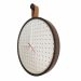  Relogio  Short Strip Marrom Alça Caramelo Mostrador Branco Perfurado  40 cm 