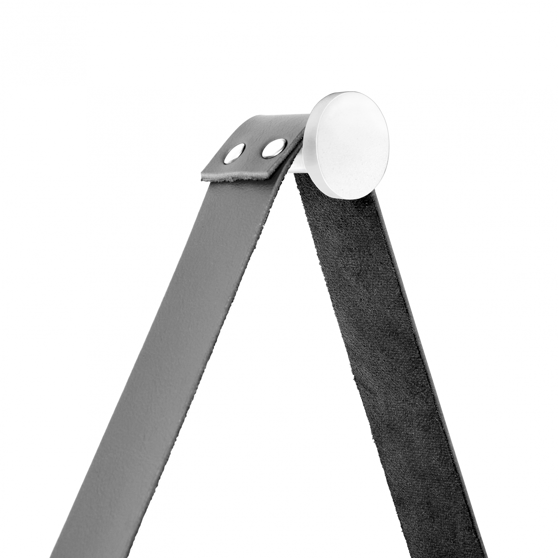  Relogio Adnet Branco Alça Preta Mostrador Branco  40 cm  
