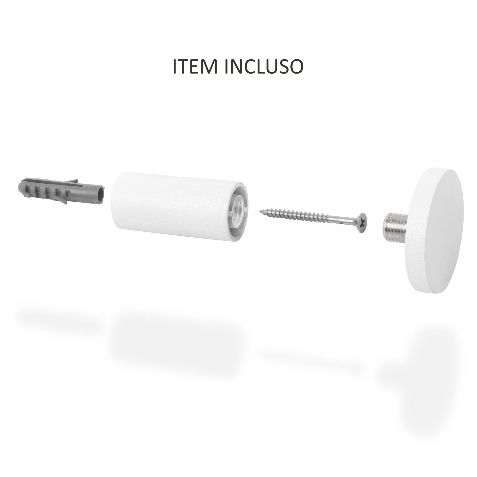  Relogio Adnet Branco Alça Preta Mostrador Branco  40 cm  