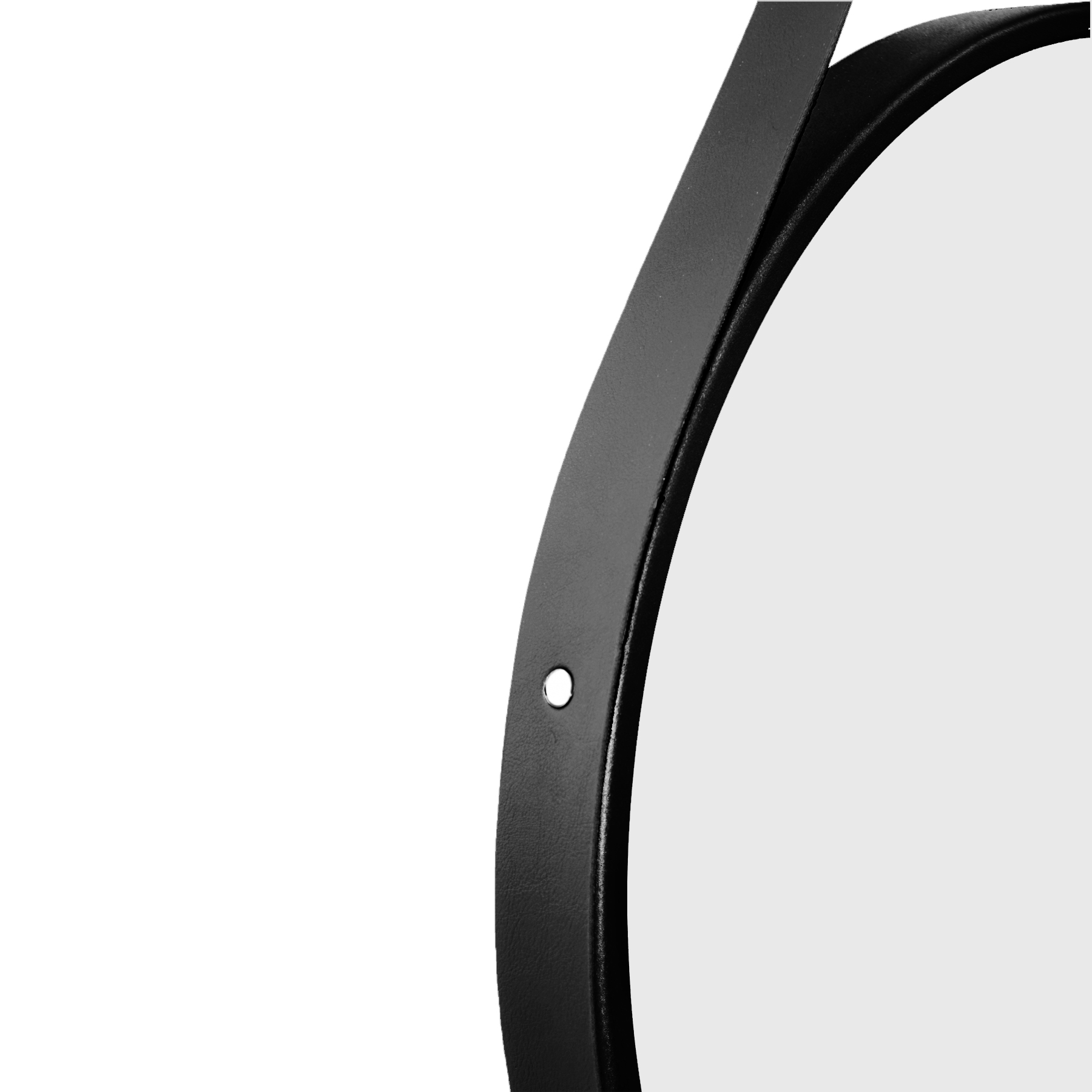  Relogio Adnet Preto Alça Preta Mostrador Branco 40 cm  