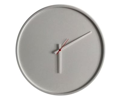  Relogio Round Branco Mostrador Branco 50 cm  