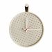  Relogio Short Strip Branco Alça Caramelo Mostrador Branco Perfurado 40 cm  