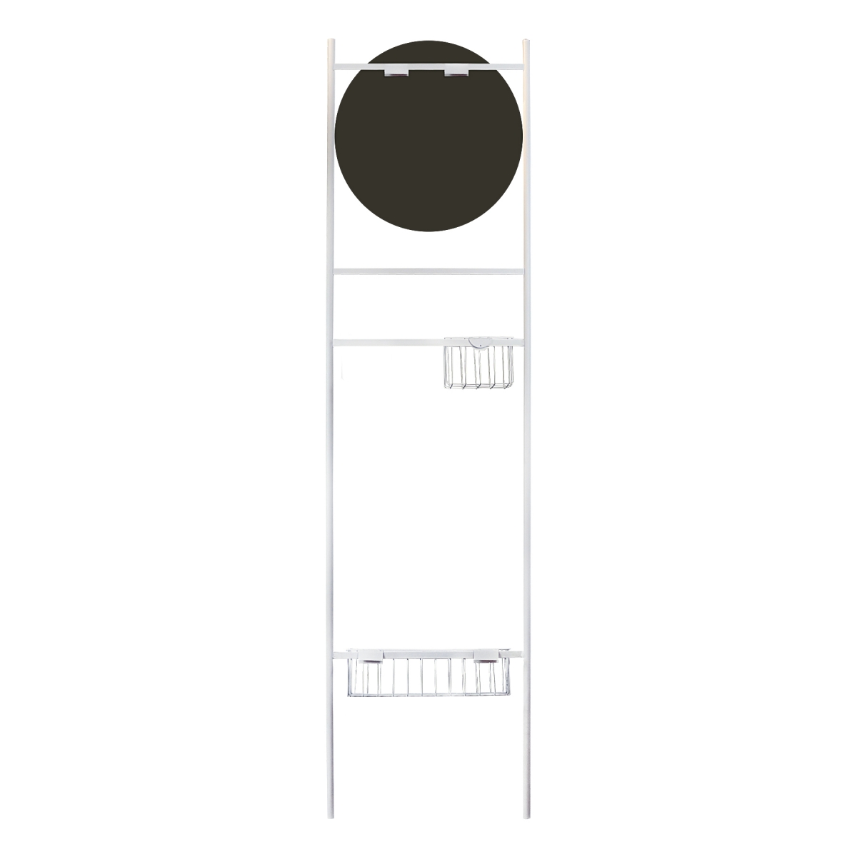 Escada Tali Multiuso Epic Off White com Cestos PG 190x45cm 