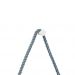 Espelho Decorativo Adnet Branco Alça Sisal Blue 50 Cm Redondo 50 cm