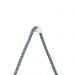Espelho Decorativo Adnet Branco Alça Sisal Blue 60 Cm Redondo 60 cm