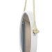 Espelho Decorativo Adnet Branco Alça Sisal Natural 40 cm Redondo 40 cm