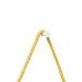 Espelho Decorativo Adnet Branco Alça Sisal Yellow 60 Cm Redondo 60 cm