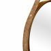 Espelho Decorativo Adnet Corten (marrom) Alça Rajada 30 Cm de diâmetro