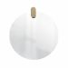 Espelho Decorativo Aplique Oblongo Pinus 50cm Redondo 