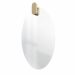 Espelho Decorativo Aplique Oblongo Pinus 60x40cm Oval 