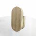 Espelho Decorativo Aplique Oblongo Pinus 60x40cm Oval 