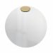Espelho Decorativo Aplique Oval Pinus 50cm Redondo 