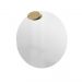 Espelho Decorativo Aplique Oval Pinus 50cm Redondo 
