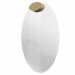 Espelho Decorativo Aplique Oval Pinus 60x40cm Oval 