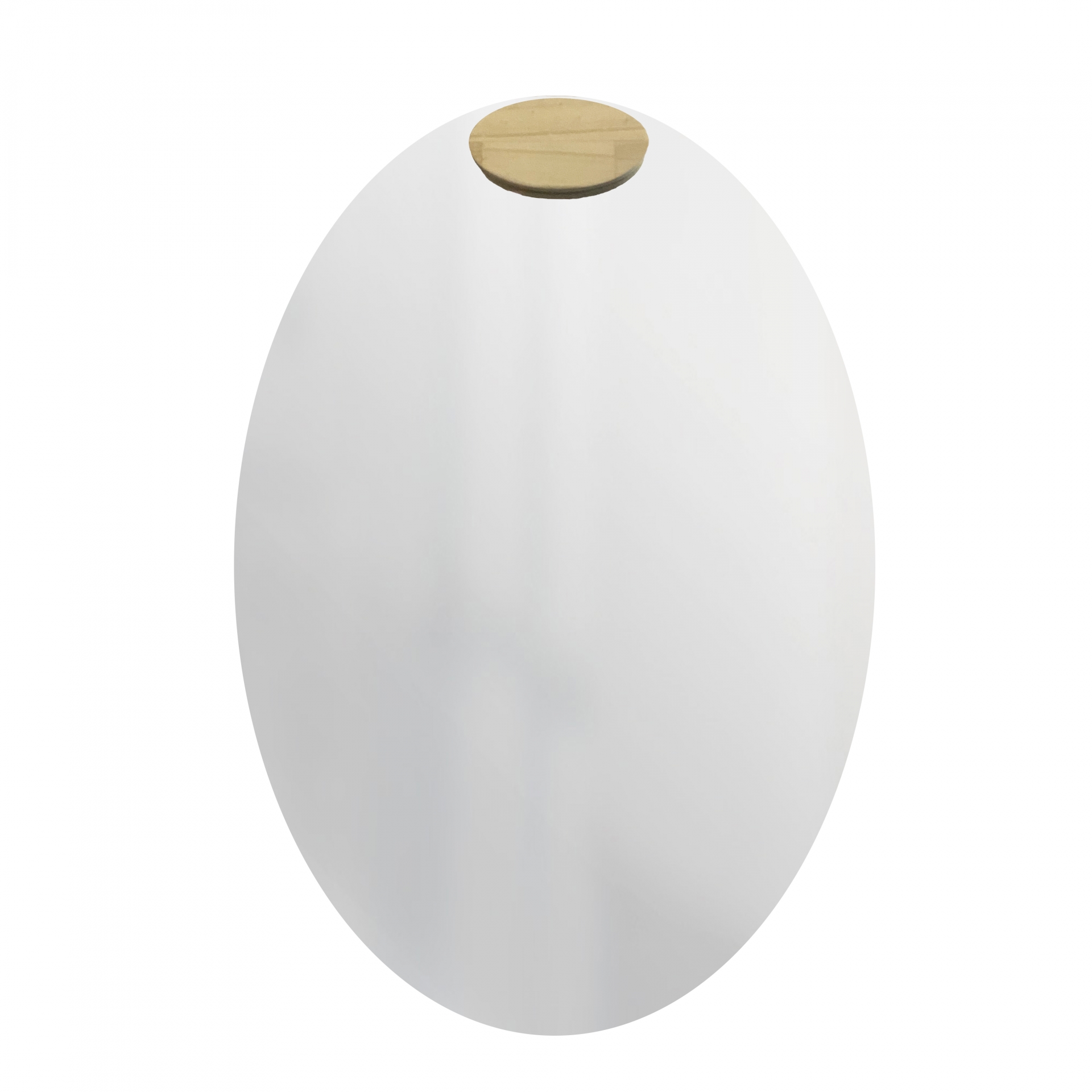 Espelho Decorativo Aplique Oval Pinus 60x40cm Oval 