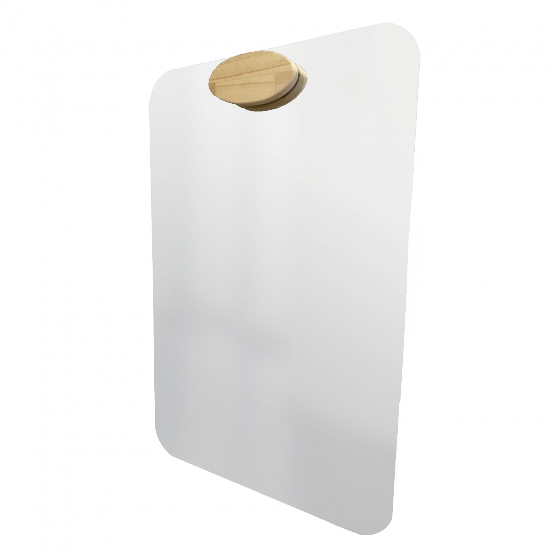 Espelho Decorativo Aplique Oval Pinus 60x40cm Retangular 