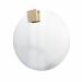 Espelho Decorativo Aplique Quadrado Pinus 50cm Redondo 