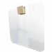 Espelho Decorativo Aplique Quadrado Pinus 50x50cm Quadrado 