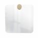Espelho Decorativo Aplique Redondo  Pinus 50x50cm Quadrado 