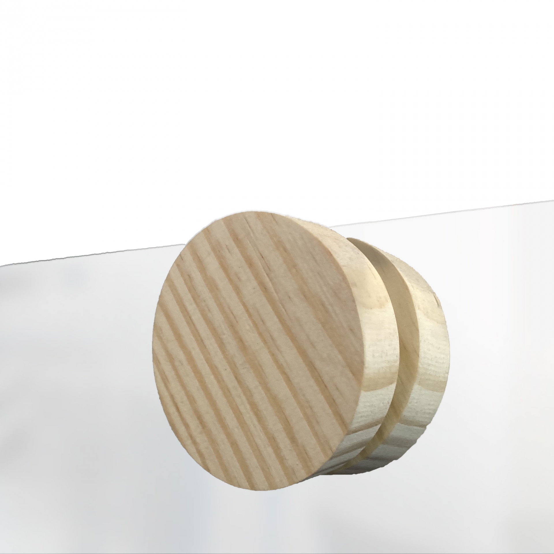 Espelho Decorativo Aplique Redondo Pinus 60x40cm Retangular 