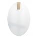 Espelho Decorativo Aplique Retangular Pinus 60x40cm Oval 