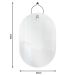 Espelho Decorativo Aramado Wire Boll Preto 60 X 40 Oblongo