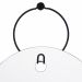 Espelho Decorativo Aramado Wire Boll Preto 60 X 40 Oval