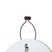 Espelho Decorativo Aramado Wire Boll Preto 60x45 cm Orgânico