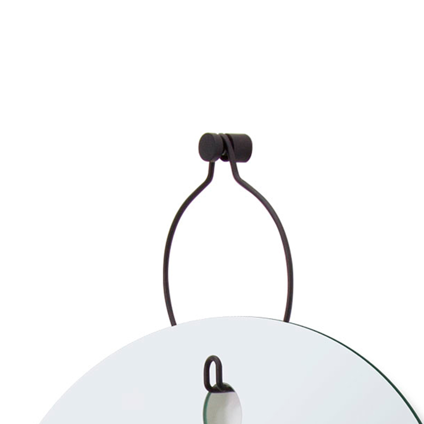 Espelho Decorativo Aramado Wire Boll Preto 60x45 cm Orgânico