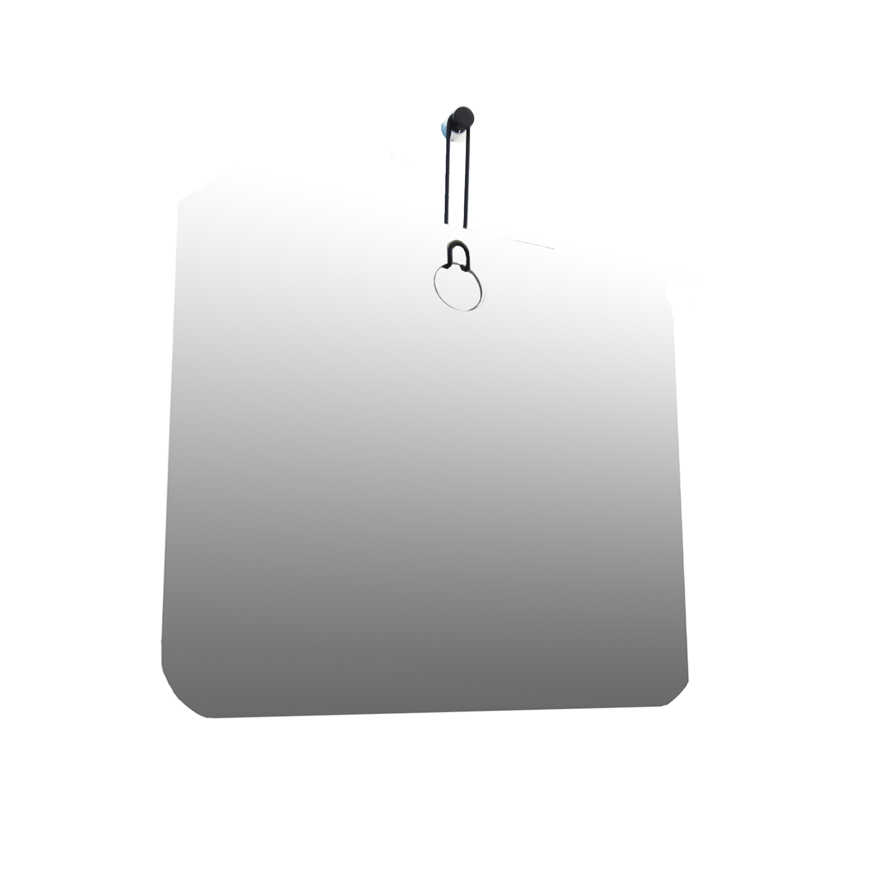 Espelho Decorativo Aramado Wire Stick Preto 50 X 50 Cm