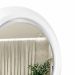 Espelho Decorativo Call Branco 60 Cm Redondo Branco, 60 cm