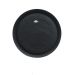 Espelho Decorativo Call Preto 60 Cm Redondo Preto, 60 cm