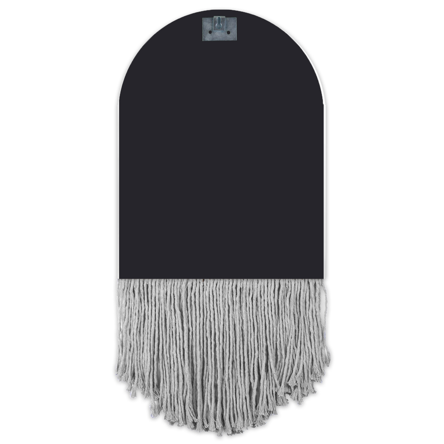Espelho Decorativo Church Bangs Cinza 47X37 Cm