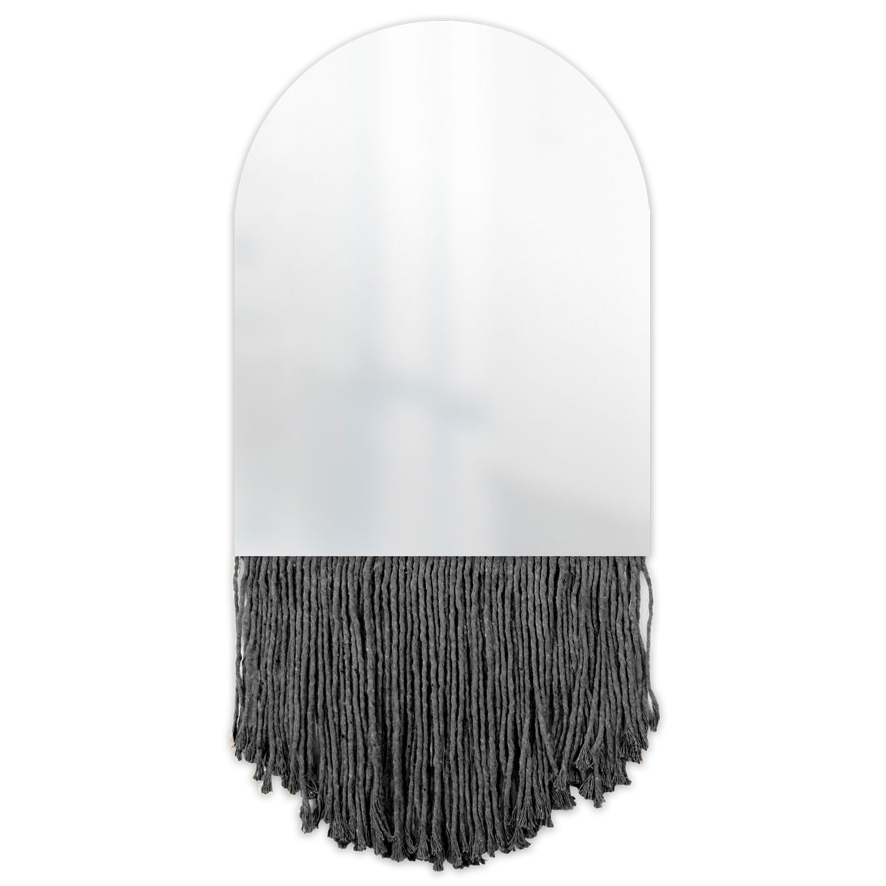 Espelho Decorativo Church Bangs Preto 47X37 Cm