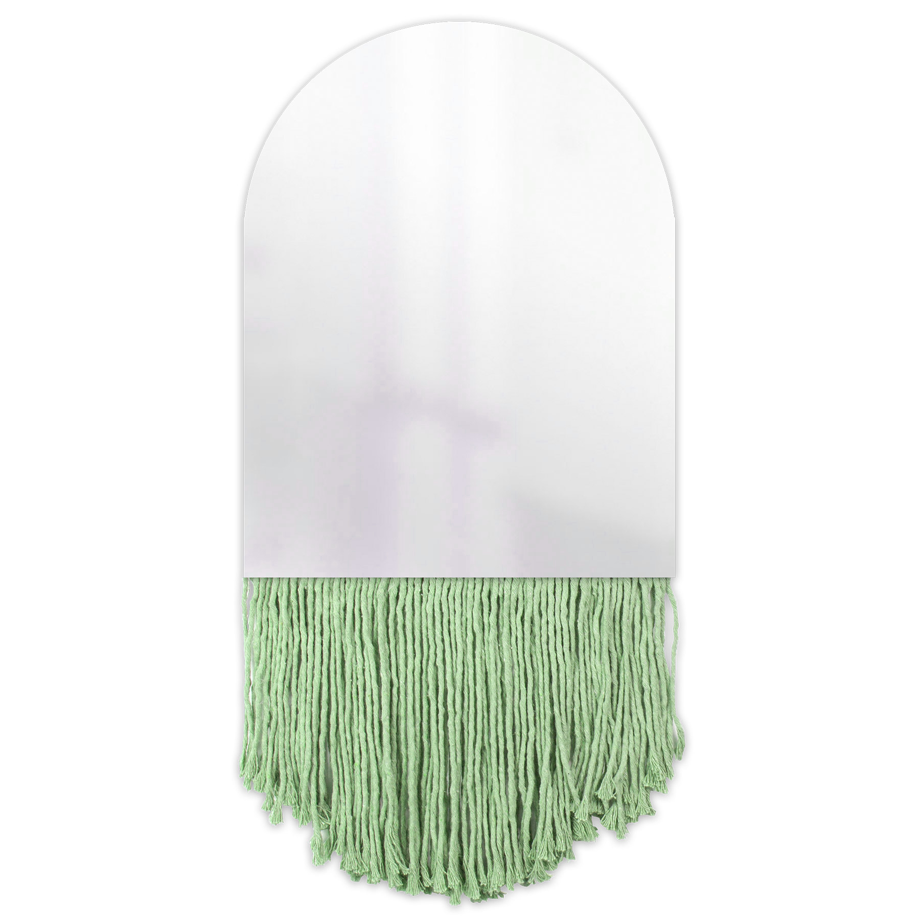 Espelho Decorativo Church Bangs Verde Limão 47X37 Cm