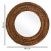 Espelho Decorativo Corda Bananeira 60cm Redondo 