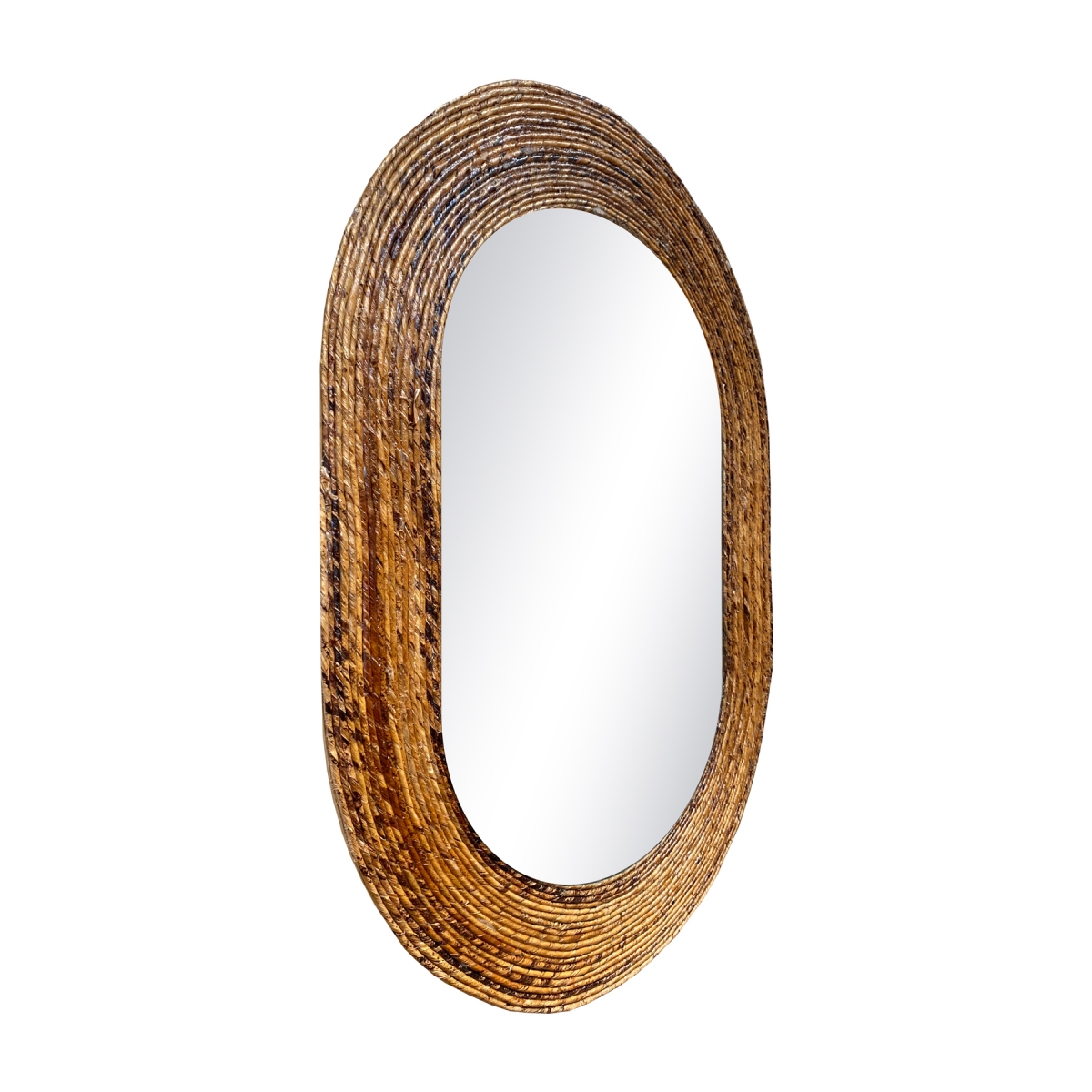 Espelho Decorativo Corda Bananeira 60x80cm Oblongo 