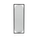 Espelho Decorativo Float Preto 123x43cm Oblongo 