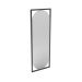 Espelho Decorativo Float Preto 123x43cm Oblongo 