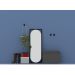 Espelho Decorativo Float Preto 123x43cm Oblongo 
