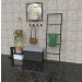 Espelho Decorativo Float Preto 53cm Redondo 